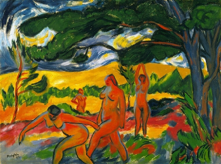 Max Pechstein, Under the Trees, 1911