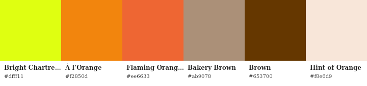 Warm Vibrant Palette